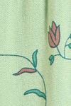 Zivame Floral Vines Woven Pyjama Set - Arcadian Green — thumbnail 7